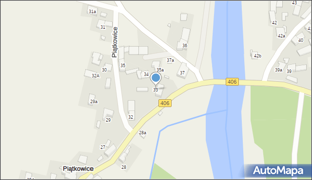 Piątkowice, Piątkowice, 33, mapa Piątkowice