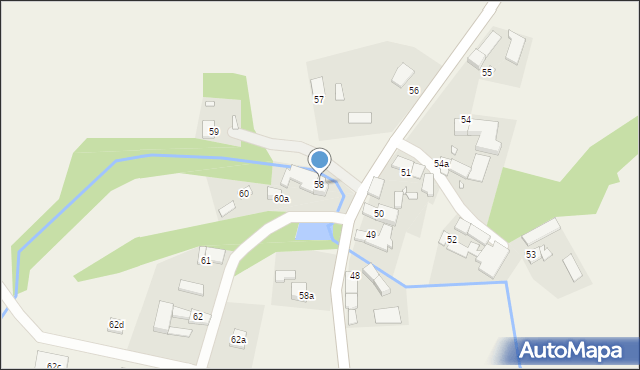 Piątkowice, Piątkowice, 58, mapa Piątkowice