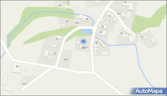 Piątkowice, Piątkowice, 58a, mapa Piątkowice