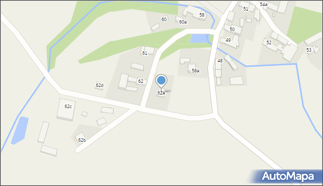 Piątkowice, Piątkowice, 62a, mapa Piątkowice