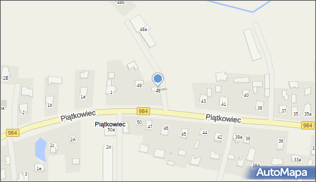 Piątkowiec, Piątkowiec, 48, mapa Piątkowiec