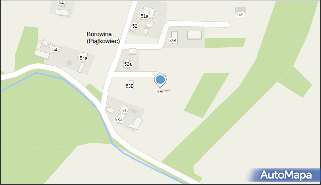 Piątkowiec, Piątkowiec, 53c, mapa Piątkowiec