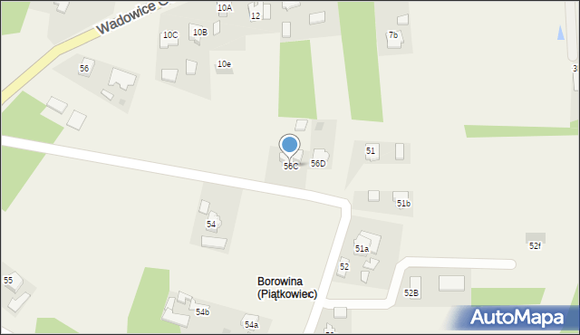 Piątkowiec, Piątkowiec, 56C, mapa Piątkowiec