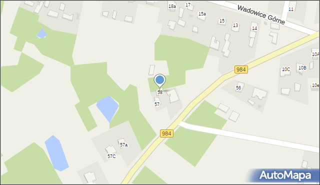 Piątkowiec, Piątkowiec, 58, mapa Piątkowiec