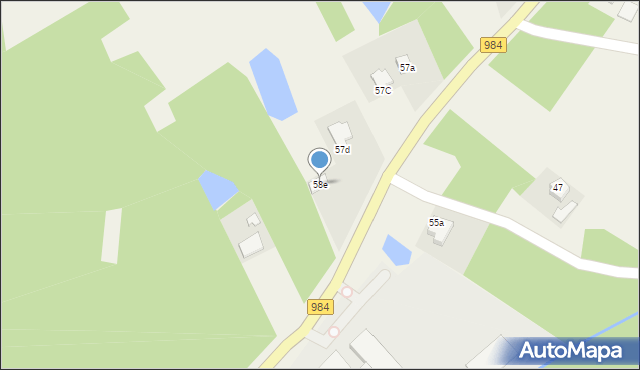 Piątkowiec, Piątkowiec, 58e, mapa Piątkowiec