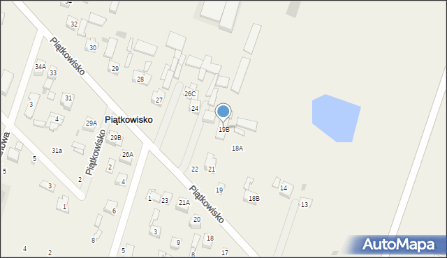 Piątkowisko, Piątkowisko, 19B, mapa Piątkowisko