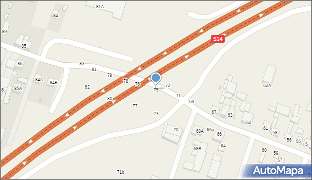 Piątkowisko, Piątkowisko, 75, mapa Piątkowisko