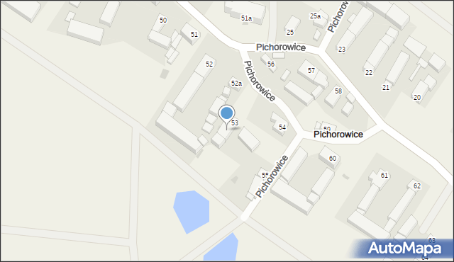 Pichorowice, Pichorowice, 53, mapa Pichorowice