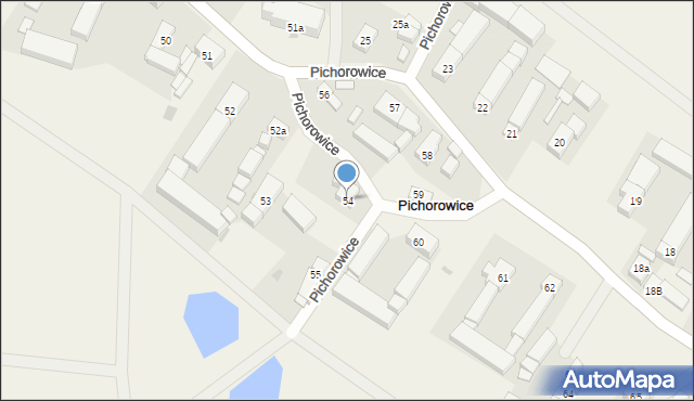 Pichorowice, Pichorowice, 54, mapa Pichorowice