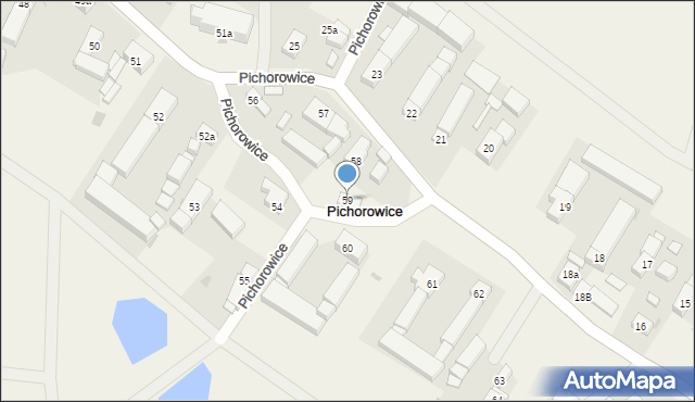 Pichorowice, Pichorowice, 59, mapa Pichorowice