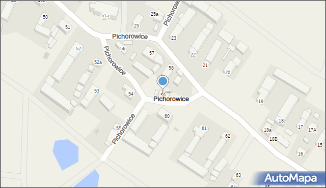 Pichorowice, Pichorowice, 59, mapa Pichorowice