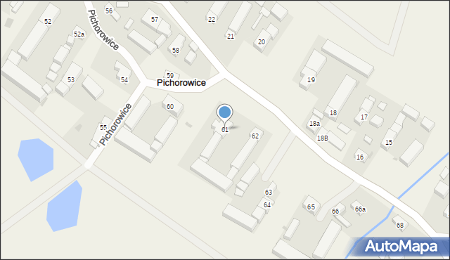 Pichorowice, Pichorowice, 61, mapa Pichorowice