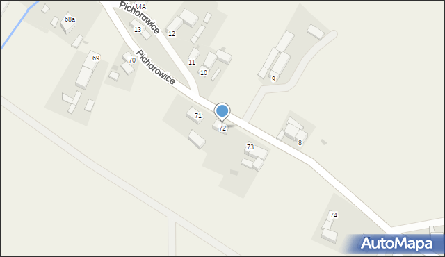 Pichorowice, Pichorowice, 72, mapa Pichorowice