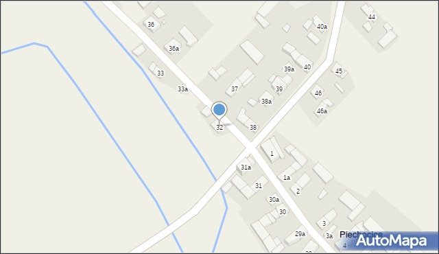 Piechocice, Piechocice, 32, mapa Piechocice