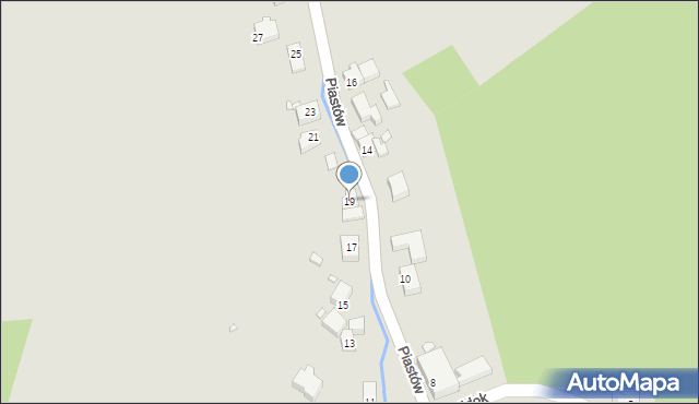 Piechowice, Piastów, 19, mapa Piechowice