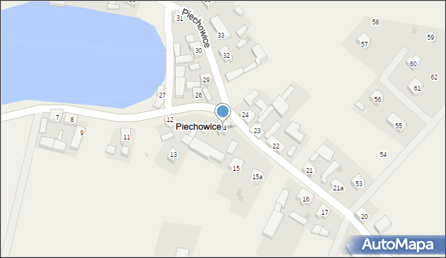 Piechowice, Piechowice, 14, mapa Piechowice