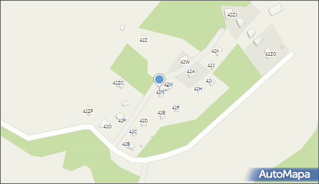 Piechowice, Piechowice, 42N, mapa Piechowice