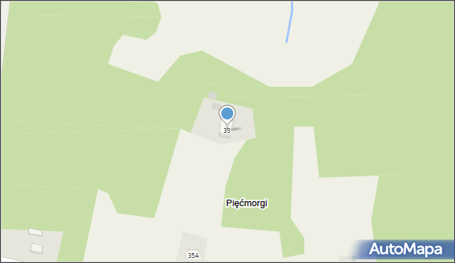 Pięćmorgi, Pięćmorgi, 33, mapa Pięćmorgi