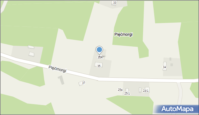 Pięćmorgi, Pięćmorgi, 35A, mapa Pięćmorgi