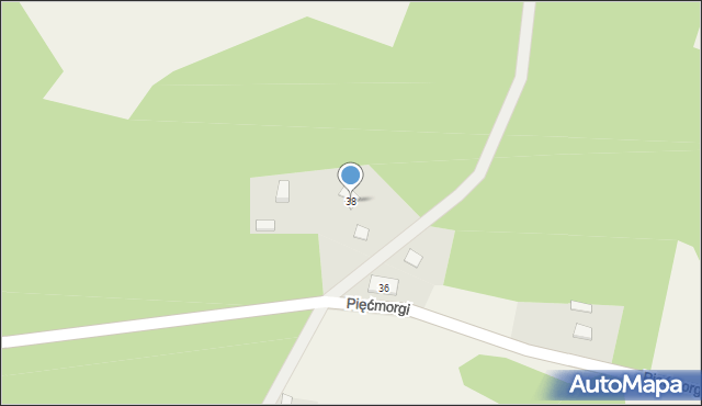 Pięćmorgi, Pięćmorgi, 38, mapa Pięćmorgi