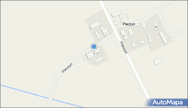 Pieczyn, Pieczyn, 2, mapa Pieczyn