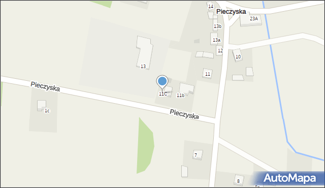 Pieczyska, Pieczyska, 11C, mapa Pieczyska