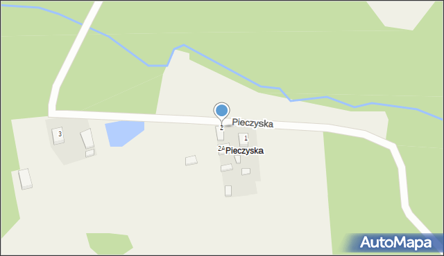 Pieczyska, Pieczyska, 2, mapa Pieczyska