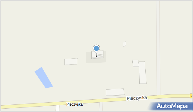 Pieczyska, Pieczyska, 4, mapa Pieczyska