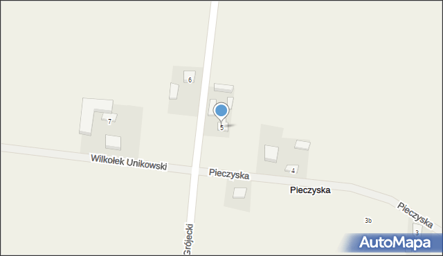 Pieczyska, Pieczyska, 5, mapa Pieczyska