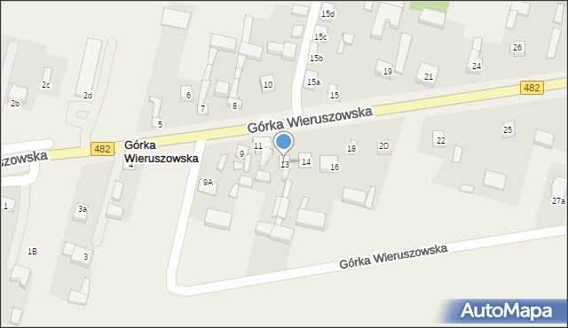 Pieczyska, Pieczyska, 13, mapa Pieczyska