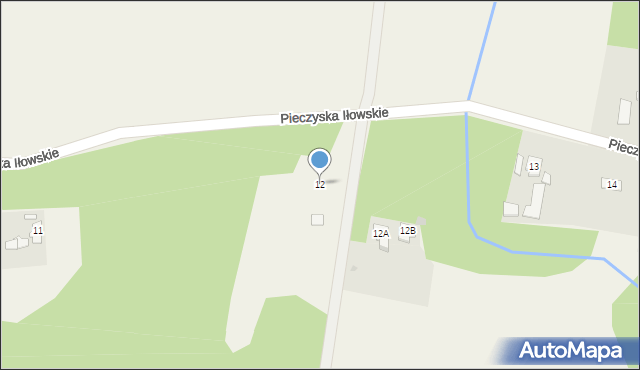 Pieczyska Iłowskie, Pieczyska Iłowskie, 12, mapa Pieczyska Iłowskie