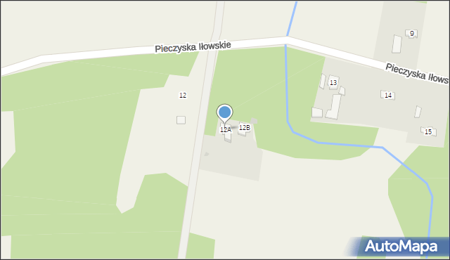 Pieczyska Iłowskie, Pieczyska Iłowskie, 12A, mapa Pieczyska Iłowskie