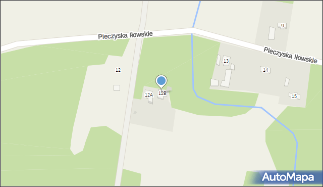 Pieczyska Iłowskie, Pieczyska Iłowskie, 12B, mapa Pieczyska Iłowskie