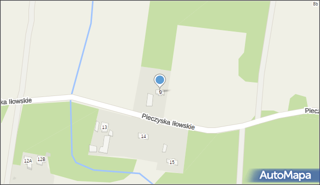 Pieczyska Iłowskie, Pieczyska Iłowskie, 9, mapa Pieczyska Iłowskie