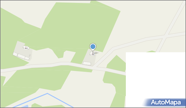 Piegonisko-Pustkowie, Piegonisko-Pustkowie, 12, mapa Piegonisko-Pustkowie