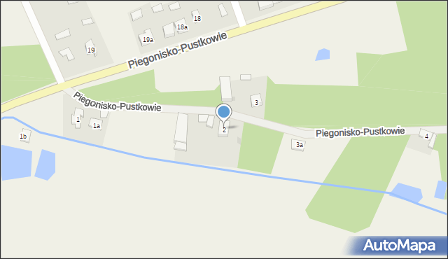 Piegonisko-Pustkowie, Piegonisko-Pustkowie, 2, mapa Piegonisko-Pustkowie