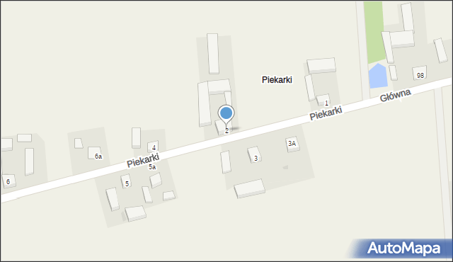 Piekarki, Piekarki, 2, mapa Piekarki