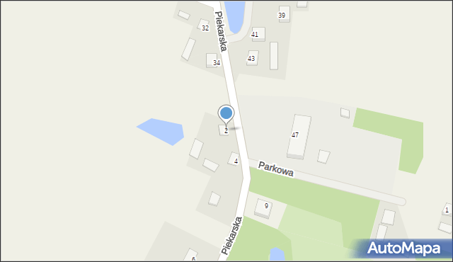 Piekarowo, Piekarska, 2, mapa Piekarowo