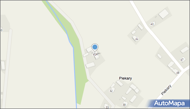 Piekary, Piekary, 41A, mapa Piekary