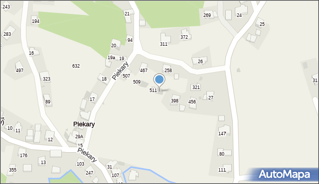 Piekary, Piekary, 512, mapa Piekary