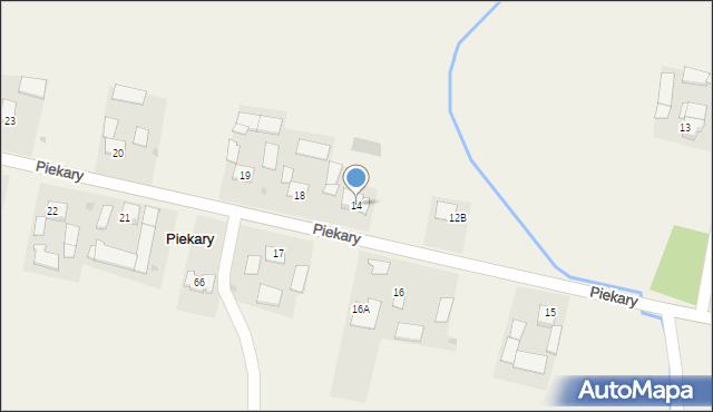 Piekary, Piekary, 14, mapa Piekary