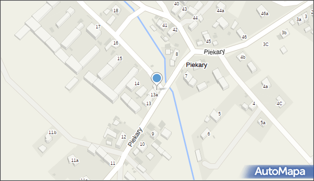 Piekary, Piekary, 13b, mapa Piekary