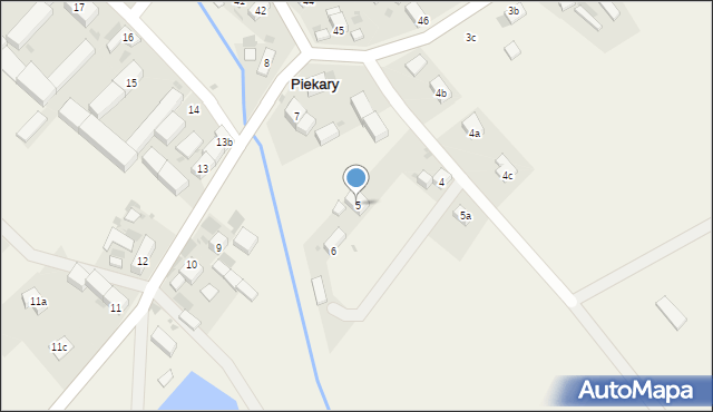 Piekary, Piekary, 5, mapa Piekary