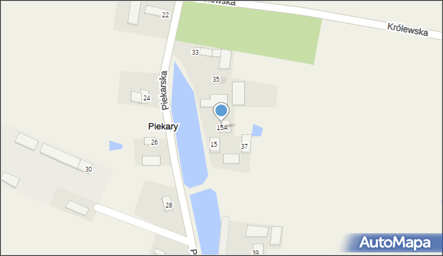 Piekary, Piekarska, 15A, mapa Piekary