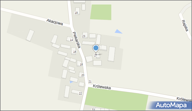 Piekary, Piekarska, 27, mapa Piekary