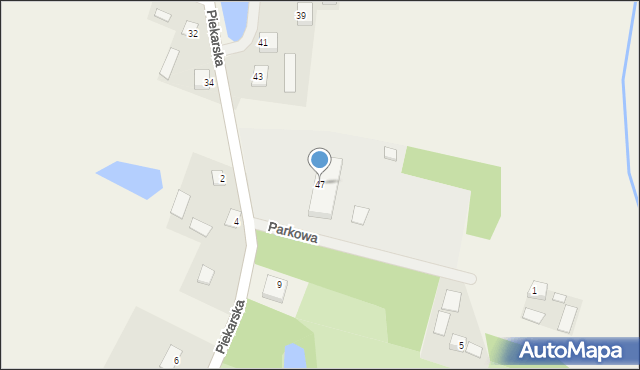 Piekary, Piekarska, 47, mapa Piekary