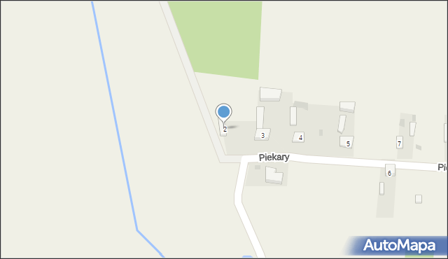 Piekary, Piekary, 2, mapa Piekary