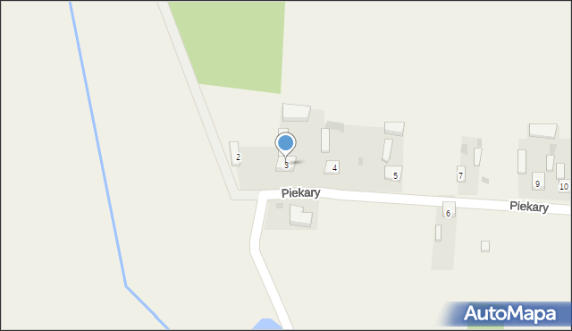 Piekary, Piekary, 3, mapa Piekary