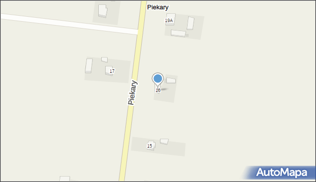 Piekary, Piekary, 16, mapa Piekary