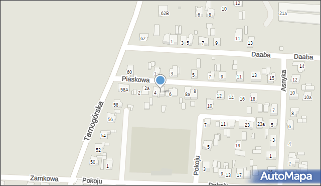 Piekary Śląskie, Piaskowa, 4A, mapa Piekary Śląskie